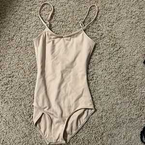 Capezio leotard with removable straps.